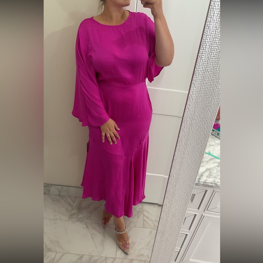ASOS Pink Midi Dress